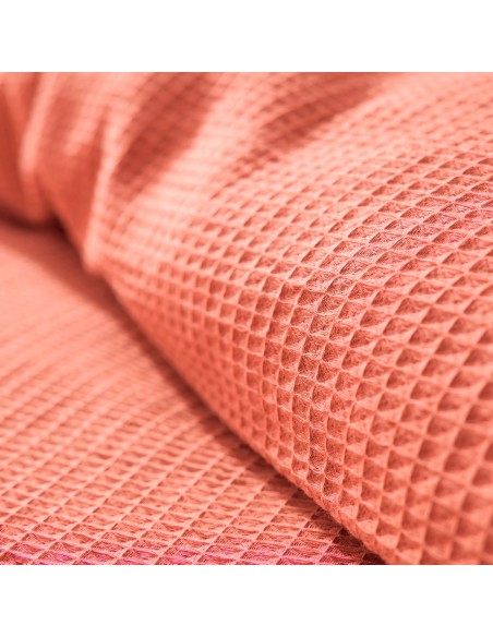 Parure de couette "Nid d'abeille" 240 x 220 pour lit 2 Places 140 à 160 cm