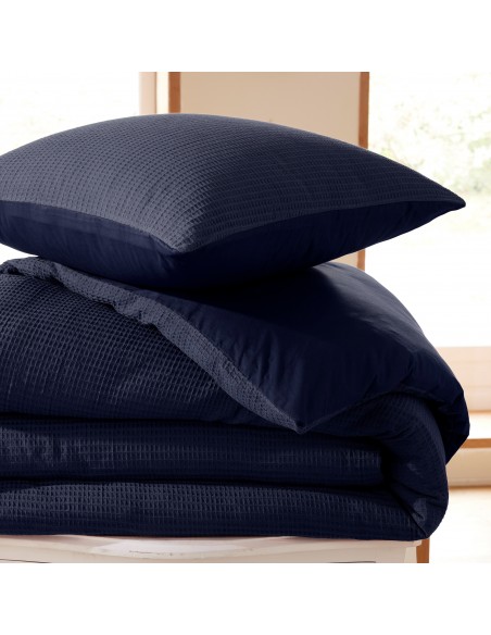 Parure de couette "Nid d'abeille" 260 x 240 pour lit 2 Places "King Size" 160 à 180 cm