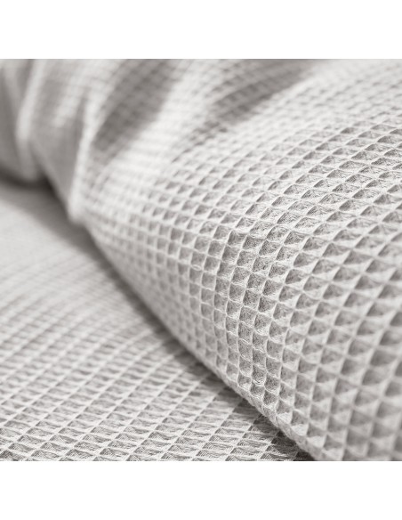 Parure de couette "Nid d'abeille" 260 x 240 pour lit 2 Places "King Size" 160 à 180 cm