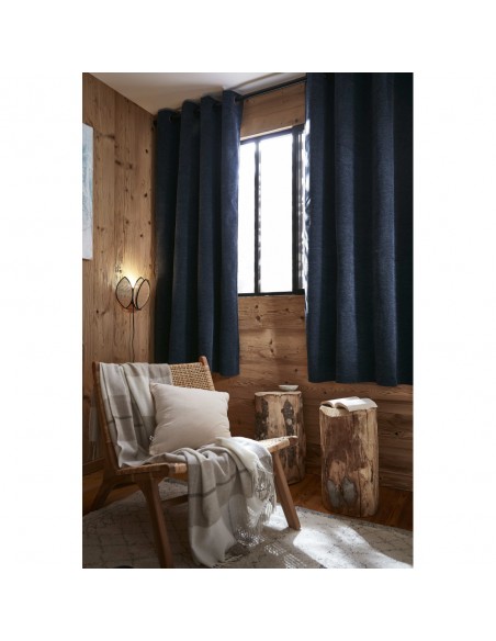 Rideau occultant phonique et thermique doublé polaire 140 x 180 cm 100% opaque