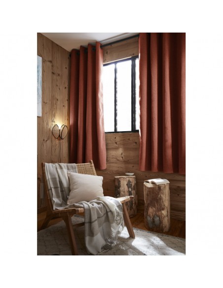 Rideau occultant phonique et thermique doublé polaire 140 x 180 cm 100% opaque