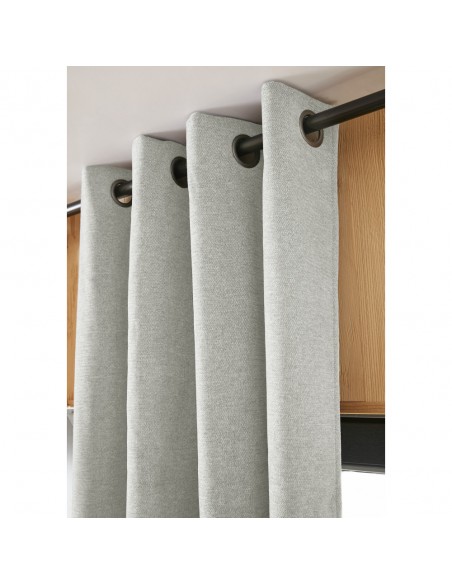 Rideau occultant phonique et thermique doublé polaire 140 x 240 cm 100% opaque