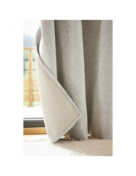 Rideau occultant phonique et thermique doublé polaire 140 x 240 cm 100% opaque