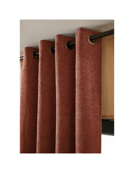 Rideau occultant phonique et thermique doublé polaire 140 x 240 cm 100% opaque