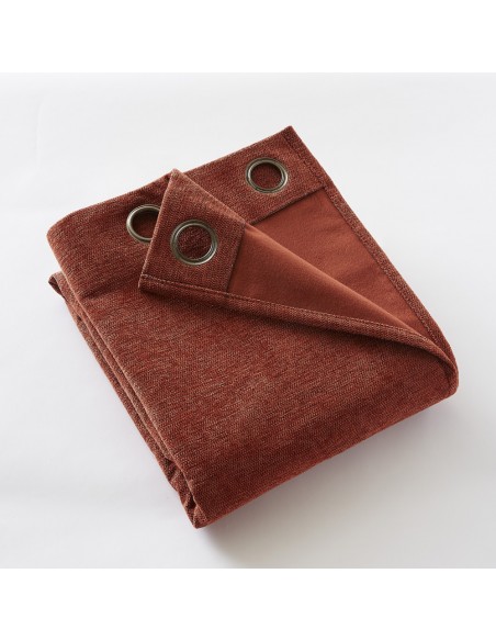 Rideau occultant phonique et thermique doublé polaire 140 x 240 cm 100% opaque