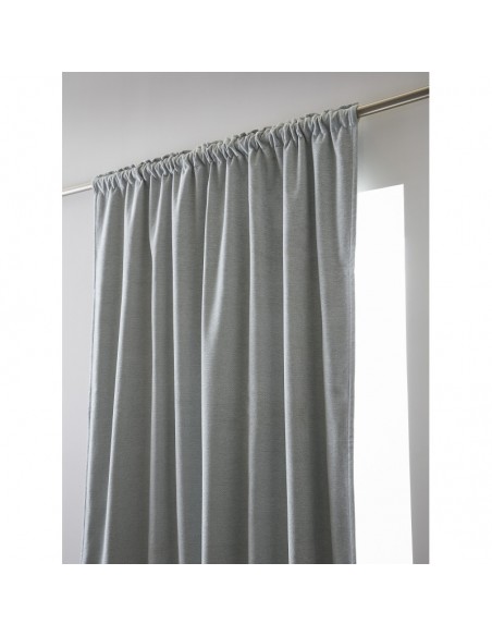 Rideau occultant phonique et thermique doublé polaire galon fronceur 100% opaque