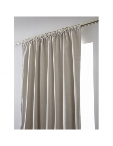 Rideau occultant phonique et thermique doublé polaire galon fronceur 100% opaque