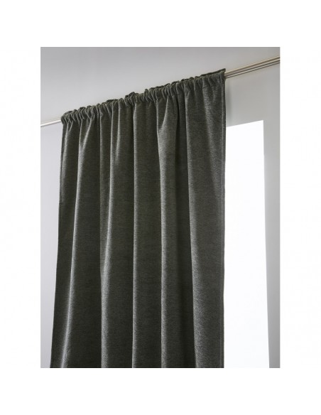 Rideau occultant phonique et thermique doublé polaire galon fronceur 100% opaque