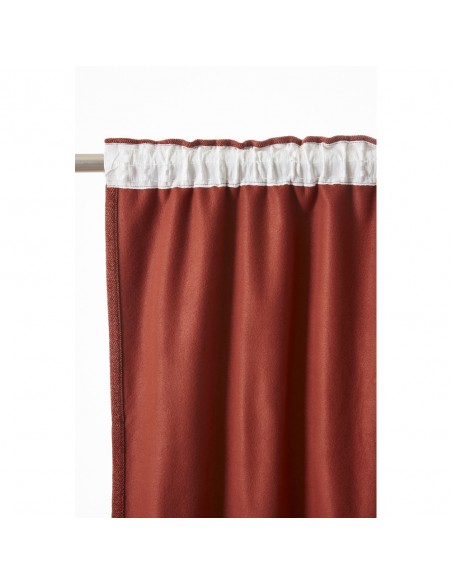 Rideau occultant phonique et thermique doublé polaire galon fronceur 100% opaque