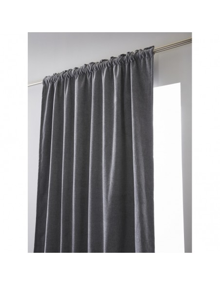 Rideau occultant phonique et thermique doublé polaire galon fronceur 100% opaque