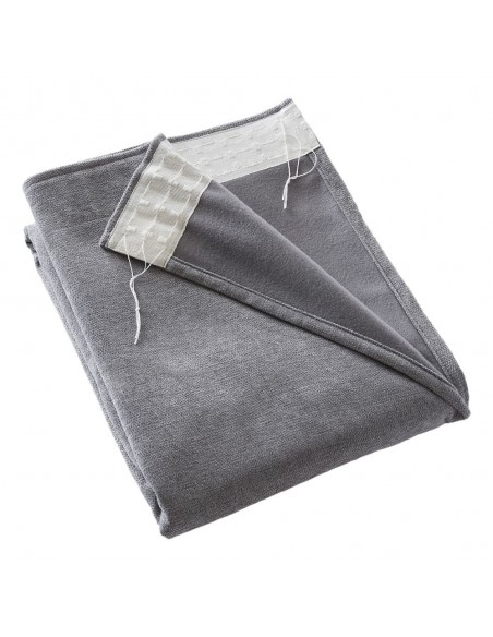 Rideau occultant phonique et thermique doublé polaire galon fronceur 100% opaque