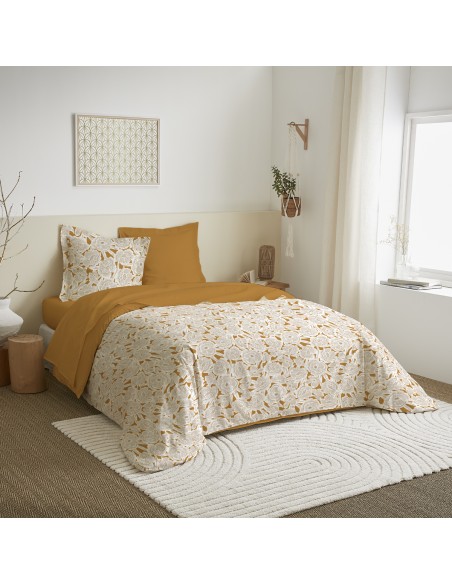 Parure de couette 3 Pièces réversible pour lit 240 x 220 cm