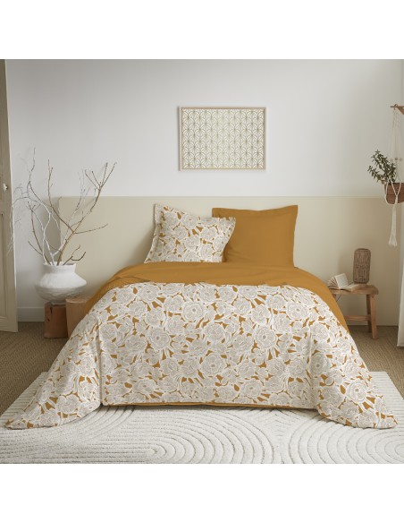 Parure de couette 3 Pièces réversible pour lit 240 x 220 cm