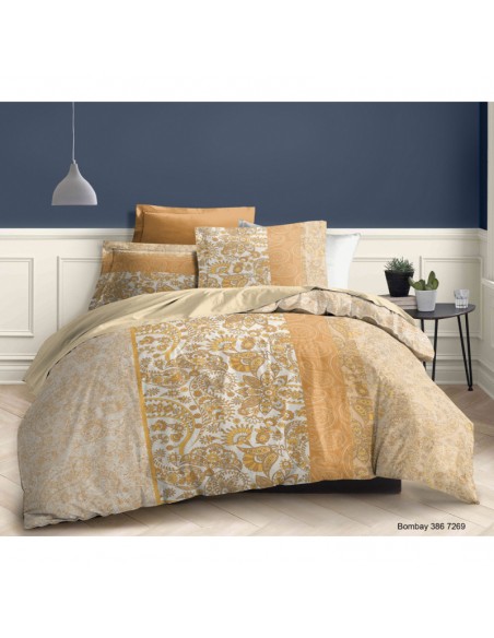 Parure de couette 3 Pièces réversible pour lit 240 x 220 cm