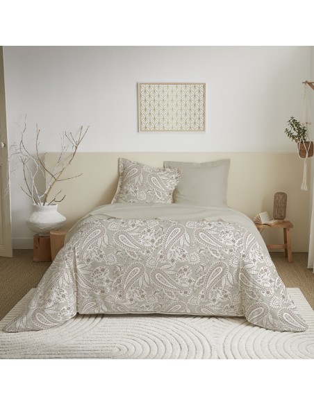 Parure de couette 3 Pièces réversible pour lit 240 x 220 cm