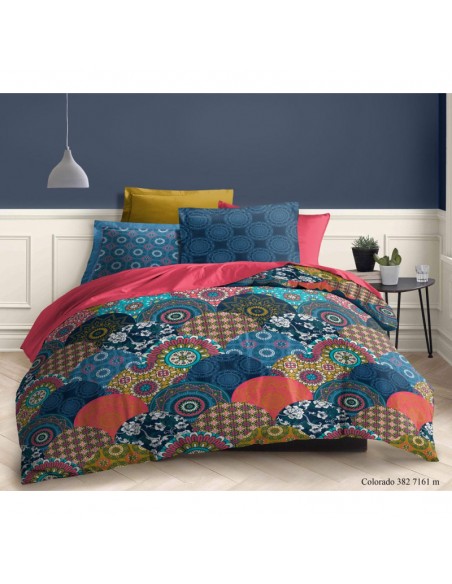 Parure de couette 3 Pièces réversible pour lit 240 x 220 cm