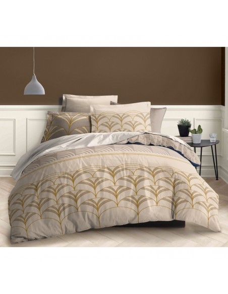 Parure de couette 3 Pièces réversible pour lit 240 x 220 cm