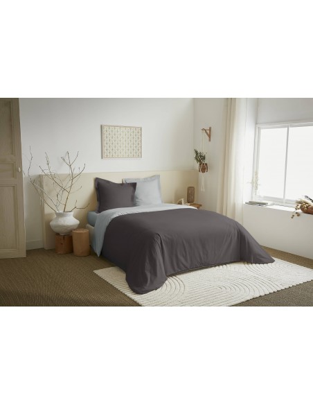 Parure de couette 3 Pièces réversible "Duo Premium" 260 x 240 cm King Size