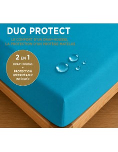 Drap housse "DuoProtect" avec technologie imperméable...