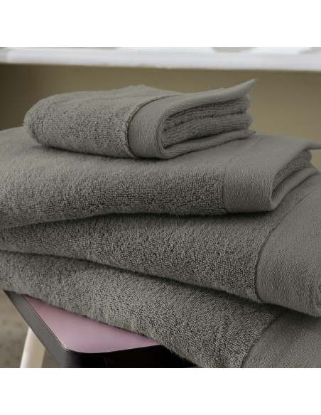 Pack complet 10 pièces "Softy" salle de bain / 100 % coton Zero Twist – 600 g/m²