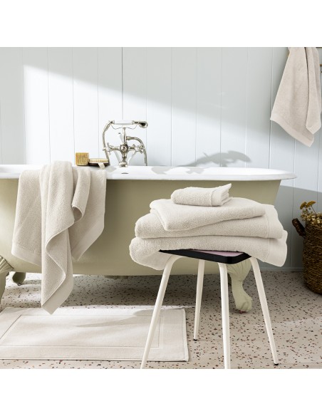Pack complet 10 pièces "Softy" salle de bain / 100 % coton Zero Twist – 600 g/m²