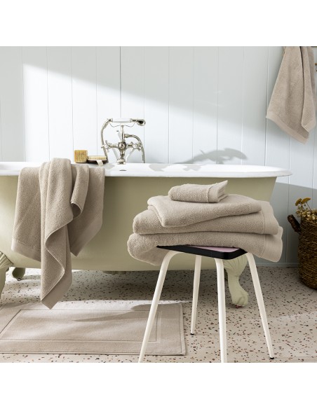 Pack complet 10 pièces "Softy" salle de bain / 100 % coton Zero Twist – 600 g/m²