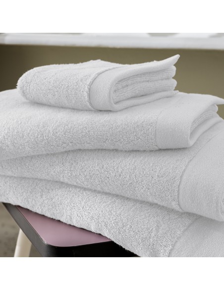 Pack complet 10 pièces "Softy" salle de bain / 100 % coton Zero Twist – 600 g/m²