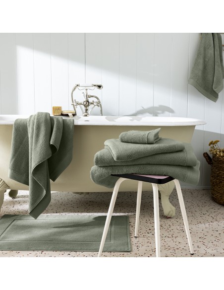 Pack complet 10 pièces "Softy" salle de bain / 100 % coton Zero Twist – 600 g/m²