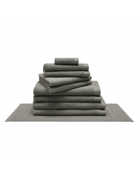 Pack complet 10 pièces "Softy" salle de bain / 100 % coton Zero Twist – 600 g/m²