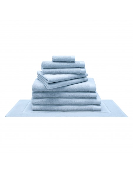 Pack complet 10 pièces "Softy" salle de bain / 100 % coton Zero Twist – 600 g/m²