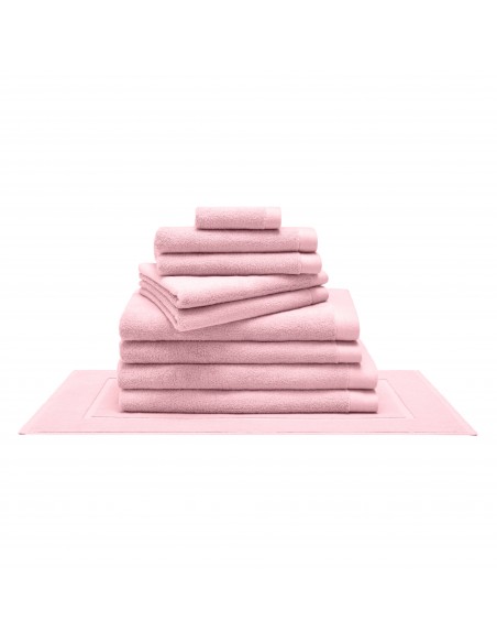 Pack complet 10 pièces "Softy" salle de bain / 100 % coton Zero Twist – 600 g/m²