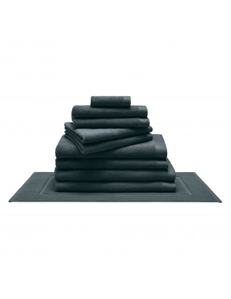 Pack complet 10 pièces "Softy" salle de bain / 100 % coton Zero Twist – 600 g/m²