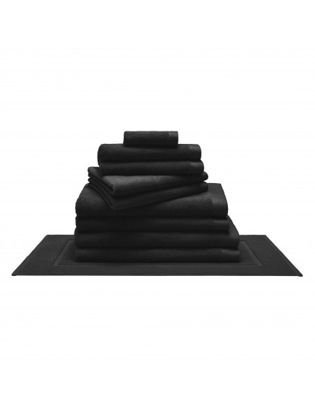 Pack complet 10 pièces "Softy" salle de bain / 100 % coton Zero Twist – 600 g/m²