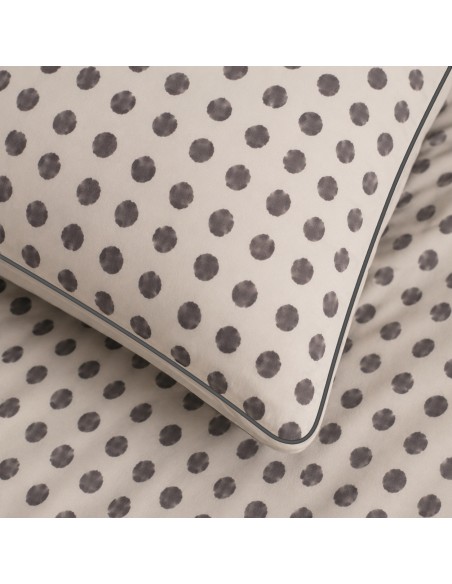 Pack housse de couette 140 x 200 réversible "Anaelle" 4 pièces pour lit 90 x 190