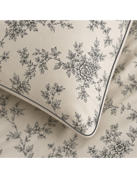 Pack housse de couette 140 x 200 réversible "Anaelle" 4 pièces pour lit 90 x 190