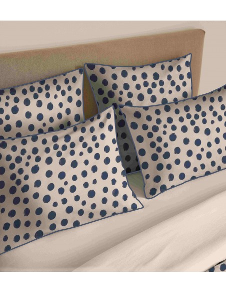 Pack housse de couette 240 x 220 réversible "Anaelle" 6 pièces pour lit 140 x 190