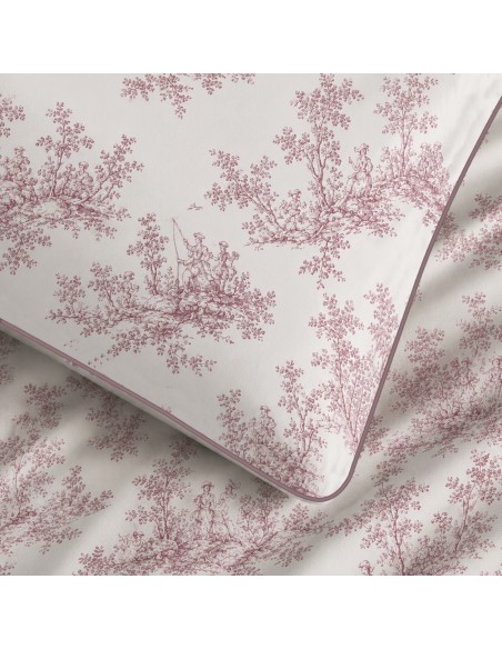Pack housse de couette 240 x 220 réversible "Anaelle" 6 pièces pour lit 140 x 190