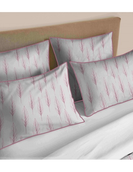 Pack housse de couette 240 x 220 réversible "Anaelle" 6 pièces pour lit 140 x 190