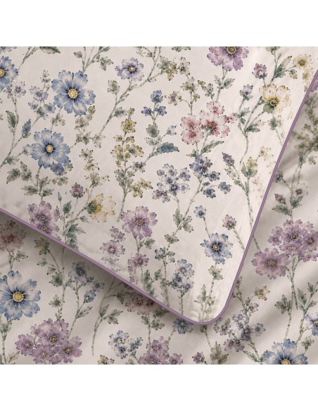 Pack housse de couette 240 x 220 réversible "Anaelle" 6 pièces pour lit 140 x 190