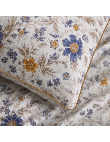 Pack housse de couette 240 x 220 réversible "Anaelle" 6 pièces pour lit 180 x 200