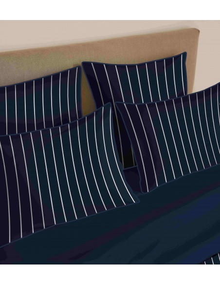 Pack housse de couette 240 x 220 réversible "Anaelle" 6 pièces pour lit 180 x 200