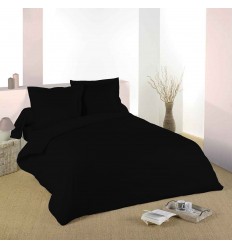 Housse de couette 2 places + 2 taies d'oreiller 65x65 cm...